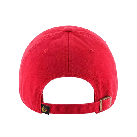 Chicago Blackhawks 47 Clean Up Hat  - Red