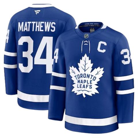 Toronto Maple Leafs Auston Matthews Fanatics Premium Jersey Home - Blue