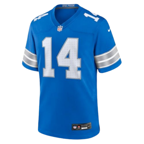 Detroit Lions Amon-Ra St. Brown Nike Game Jersey Home - Honolulu Blue
