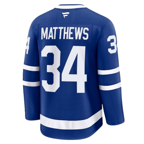 Toronto Maple Leafs Auston Matthews Fanatics Premium Jersey Home - Blue