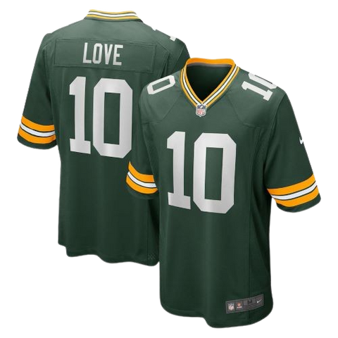 Green Bay Packers Jordan Love Nike Player Game Jersey Home - Green
