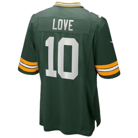 Green Bay Packers Jordan Love Nike Player Game Jersey Home - Green