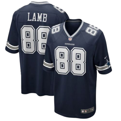 Dallas Cowboys CeeDee Lamb Nike Player Game Jersey Home - Navy