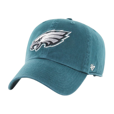 Philadelphia Eagles 47 Clean Up Hat - Midnight Green