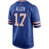 Buffalo Bills Josh Allen Nike Game Jersey Home - Blue