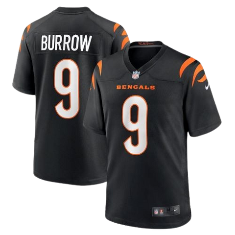 Cincinnati Bengals Joe Burrow Nike Game Jersey Home - Black