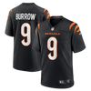 Cincinnati Bengals Joe Burrow Nike Game Jersey Home - Black