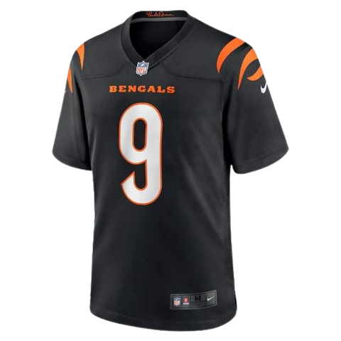 Cincinnati Bengals Joe Burrow Nike Game Jersey Home - Black
