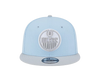 Edmonton Oilers New Era 9FIFTY Snapback - Sky Blue & Gray