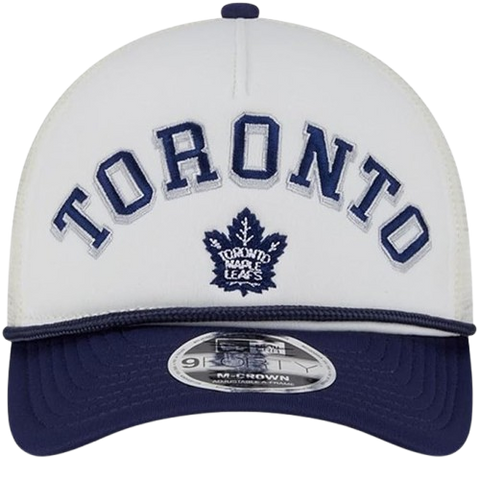 Toronto Maple Leafs New Era 9FORTY M-Crown Foam Trucker Snapback