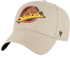 Vancouver Canucks Skate Logo 47 MVP Hat - Khaki