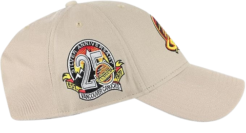 Vancouver Canucks Skate Logo 47 MVP Hat - Khaki