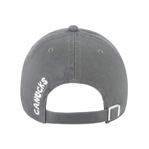 Vancouver Canucks 47 Clean Up Hat - Grey Alt