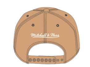 Edmonton Oilers Rigger Logo Mitchell & Ness Day of the Dead Pro Crown Snapback - Tan