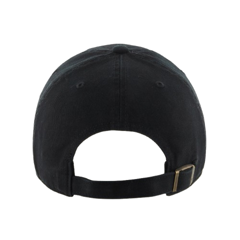 Seattle Seahawks 47 Clean Up Hat - Black on Black