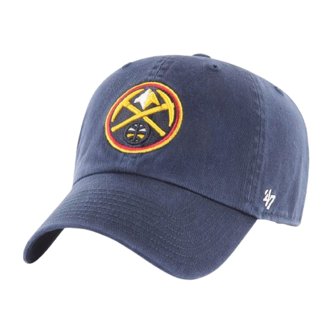 Denver Nuggets 47 Clean Up Hat - Navy