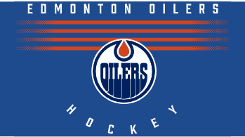 Edmonton Oilers Richmond Box Score Tee - Blue
