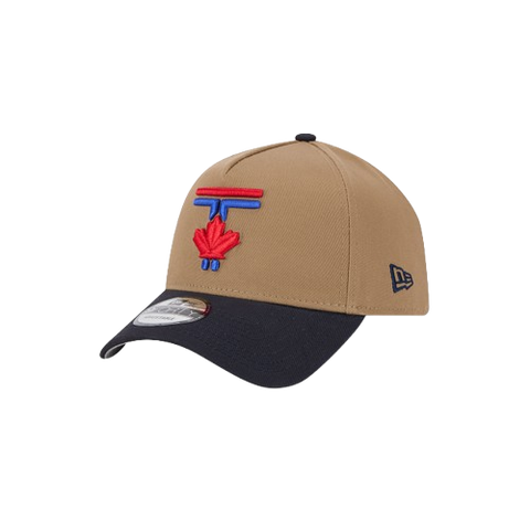 Toronto Blue Jays A-Frame 9FORTY Adjustable City Connect Logo - Khaki
