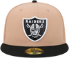Las Vegas Raiders New Era 59FIFTY Pro Fit Hat - Beige