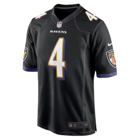 Baltimore Ravens Zay Flowers Nike Player Game Jersey Alternate - Black