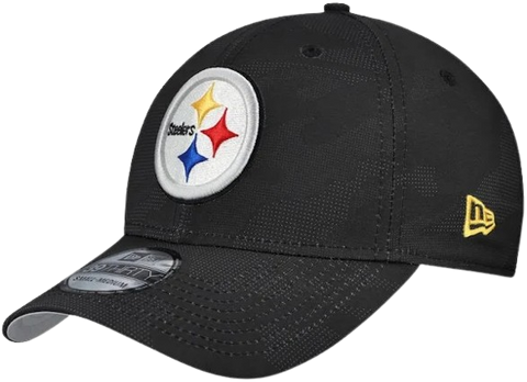 New Era Pittsburgh Steelers Tonal Camo 39THIRTY Stretch Fit Hat - Black
