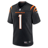 Cincinnati Bengals Ja'Marr Chase Nike Game Jersey Home - Black