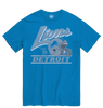 Detroit Lions Vintage Logo Helmet T-Shirt - Blue