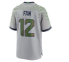 12s Seattle Seahawks Rivalry Nike Game Jersey - Wolf Grey
