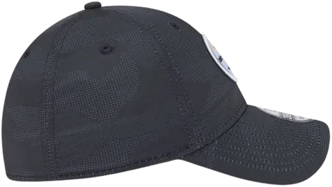 New Era Pittsburgh Steelers Tonal Camo 39THIRTY Stretch Fit Hat - Black