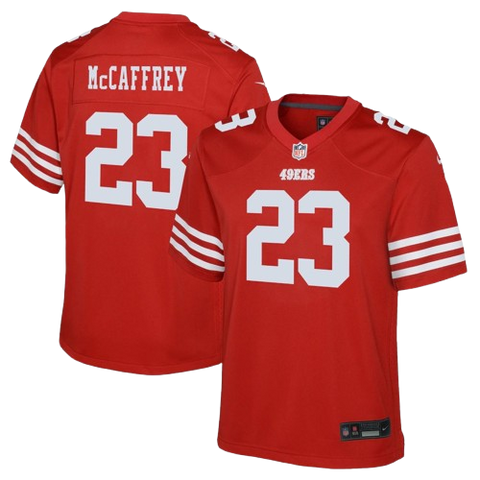 Youth Christian McCaffrey San Francisco 49ers Nike Game Jersey - Red