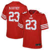 Youth Christian McCaffrey San Francisco 49ers Nike Game Jersey - Red