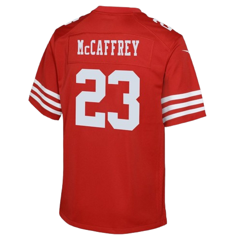 Youth Christian McCaffrey San Francisco 49ers Nike Game Jersey - Red