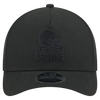 Cleveland Browns M-Crown 9FORTY Adjustable One Size Hat - Black on Black