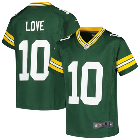 Youth Jordan Love Nike Game Jersey - Green