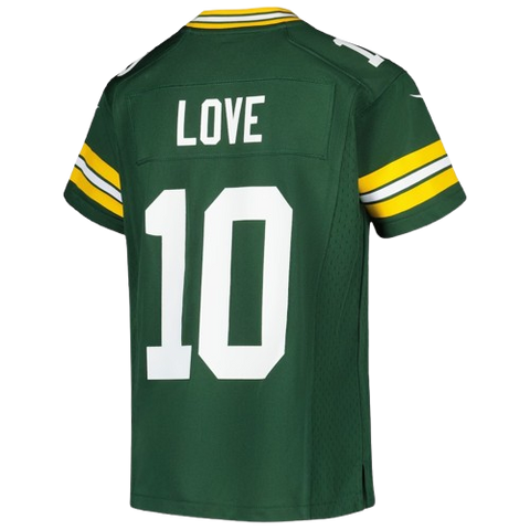 Youth Jordan Love Nike Game Jersey - Green