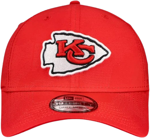 New Era Kansas City Chiefs Tonal Camo 39THIRTY Stretch Fit Hat - Red