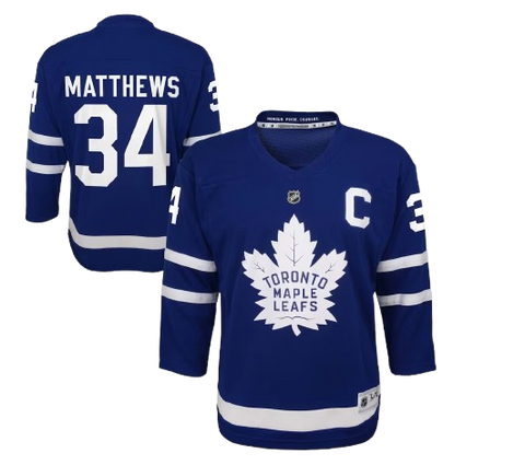 Youth Fit Auston Matthews Leafs Home Jersey - Blue