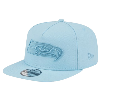 New Era Seattle Seahawks Colour Pack A-Frame 9FIFTY Snapback Hat - Light Blue