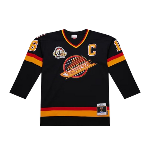 Vancouver Canucks Trevor Linden 1994/95 Mitchell & Ness Vintage Player Jersey - Black