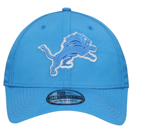 New Era Detroit Lions Tonal Camo 39THIRTY Stretch Fit Hat - Honolulu Blue