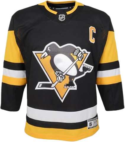 Youth Fit Sidney Crosby Penguins Home Jersey - Black