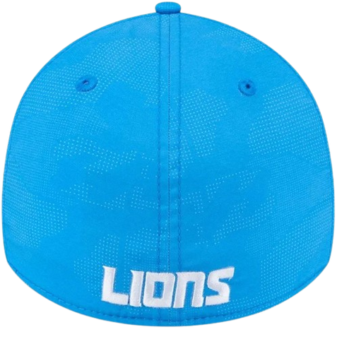 New Era Detroit Lions Tonal Camo 39THIRTY Stretch Fit Hat - Honolulu Blue