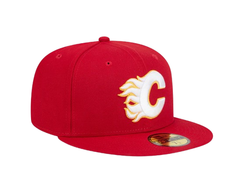 Calgary Flames New Era 59FIFTY Red Pro Fit Hat
