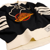 Vancouver Canucks Lace-Up Crewneck Sweatshirt Skate Logo