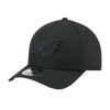 Philadelphia Eagles M-Crown 9FORTY Adjustable One Size Hat - Black on Black