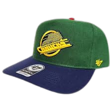 Vancouver Canucks '47 Hitch Yacht Club Snapback - Green