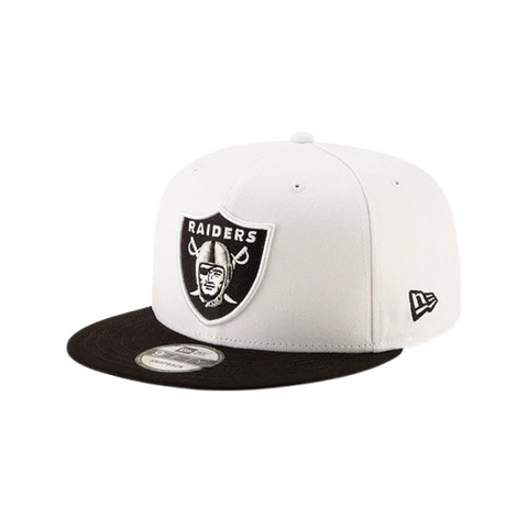 Las Vegas Raiders New Era 9FIFTY Snapback - White & Black
