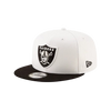 Las Vegas Raiders New Era 9FIFTY Snapback - White & Black