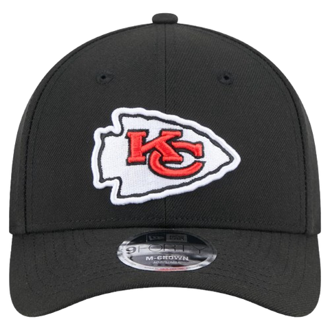 Kansas City Chiefs M-Crown 9FORTY Adjustable One Size Hat - Black