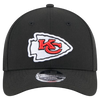 Kansas City Chiefs M-Crown 9FORTY Adjustable One Size Hat - Black